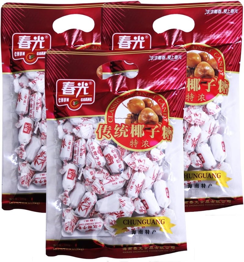 Chun Guang Hainan Coconut Candy - Classic (3 Packs) - Image 1